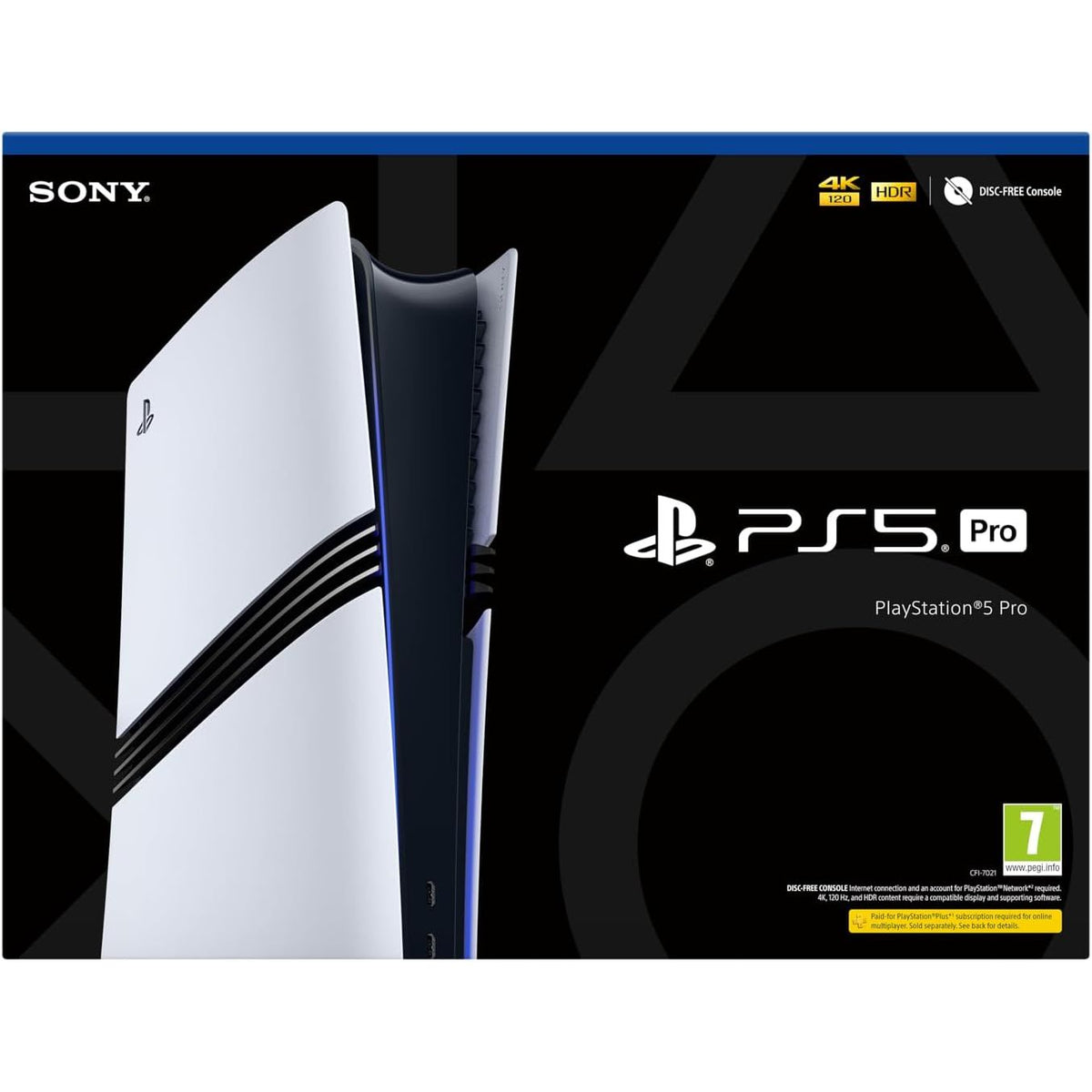 PlayStation 5 Pro Console - 2TB Digital Edition Slim Gaming Console with Disc Drive